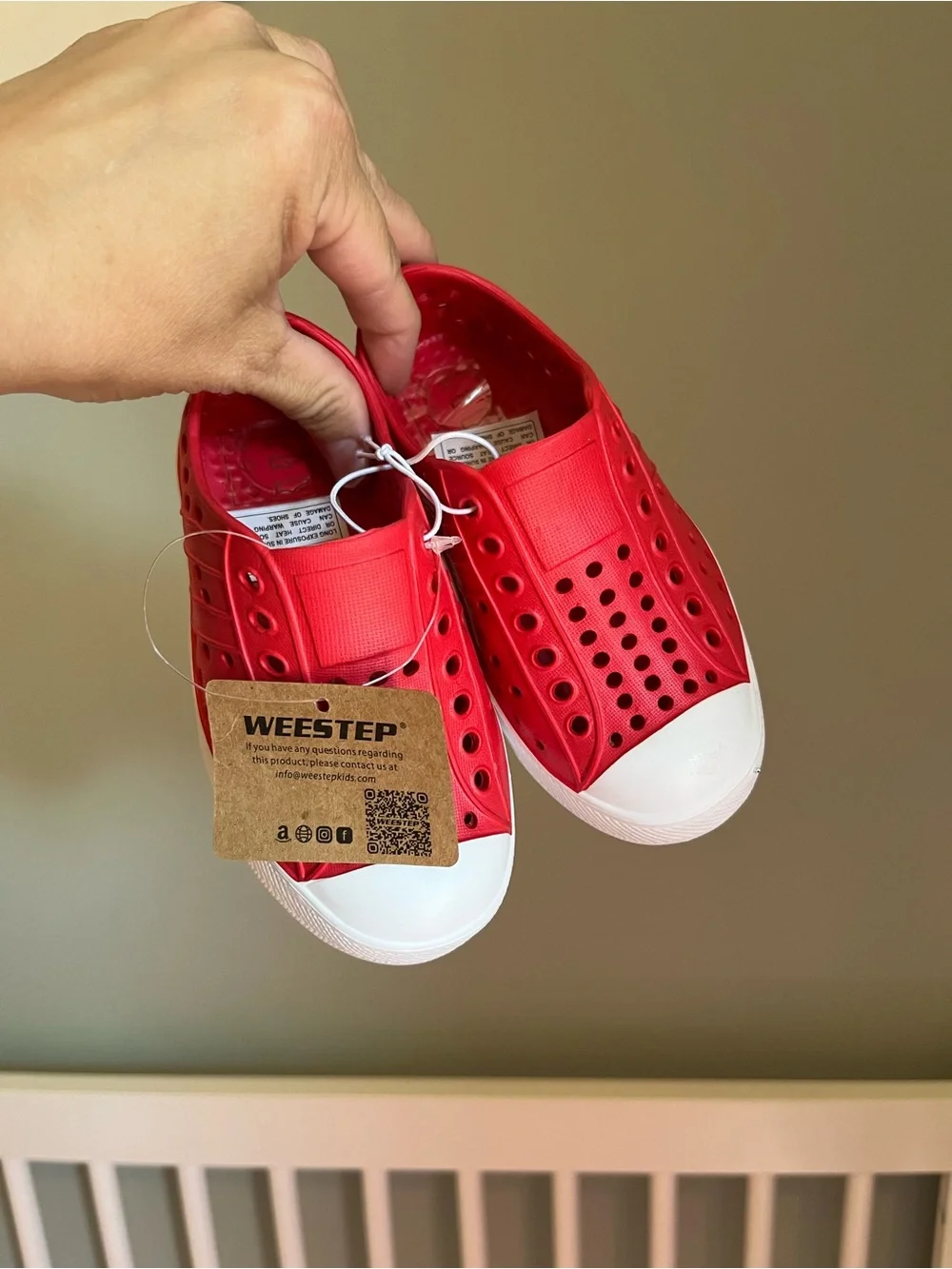 Weestep Red Slip-On Shoes Size 6 – NWT